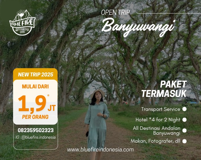 Open Trip Majestic Banyuwangi 3 Hari 2 Malam